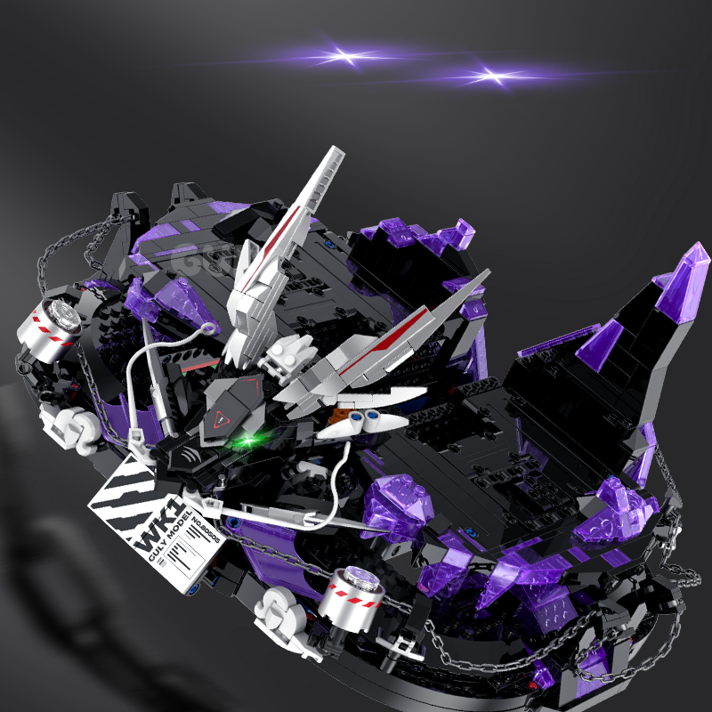 Brick MOC Pantheon Shade Dark Warrior Mecha | 3571pcs - Brick Car Merchant
