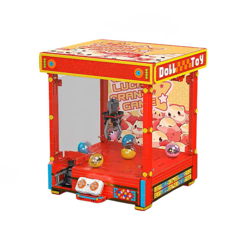 Brick MOC Light-Up Claw Arcade Machine | 2921pcs - Brick Car Merchant