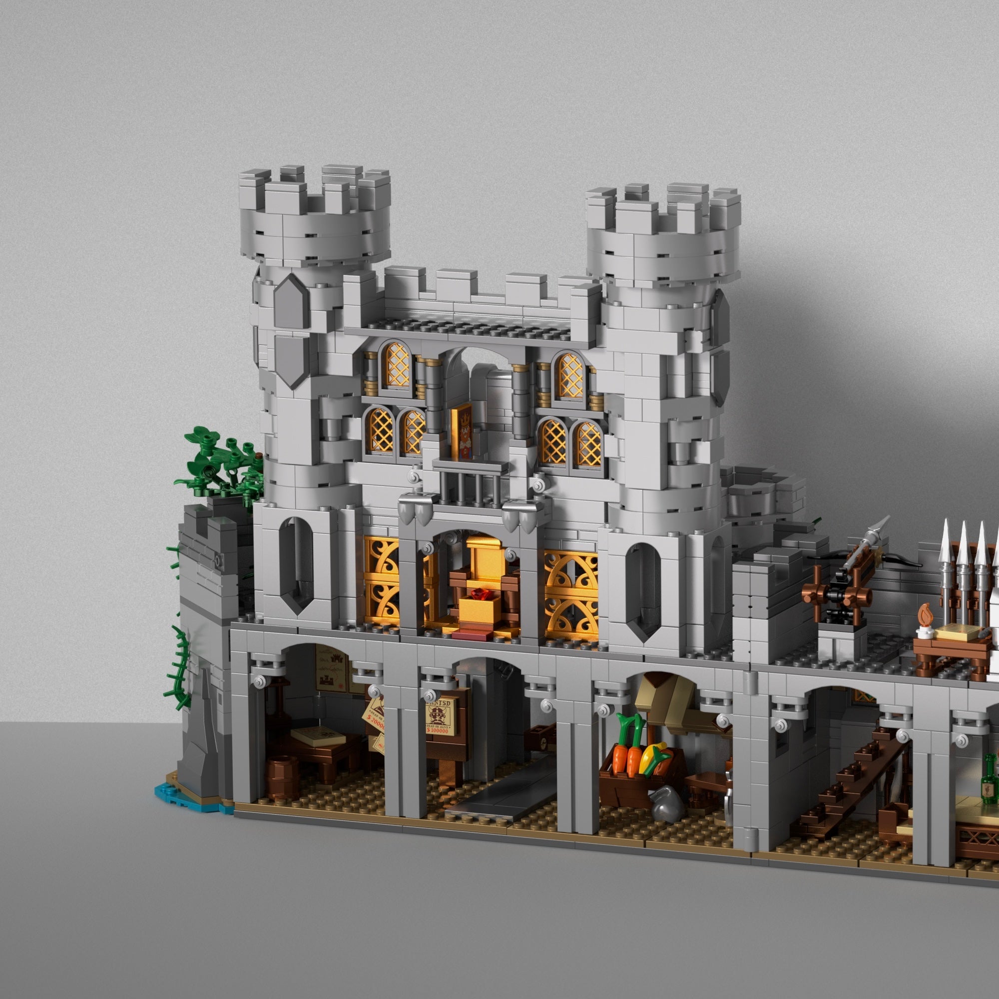Brick MOC Holy Sword Castle | 2486pcs - Brick Car Merchant