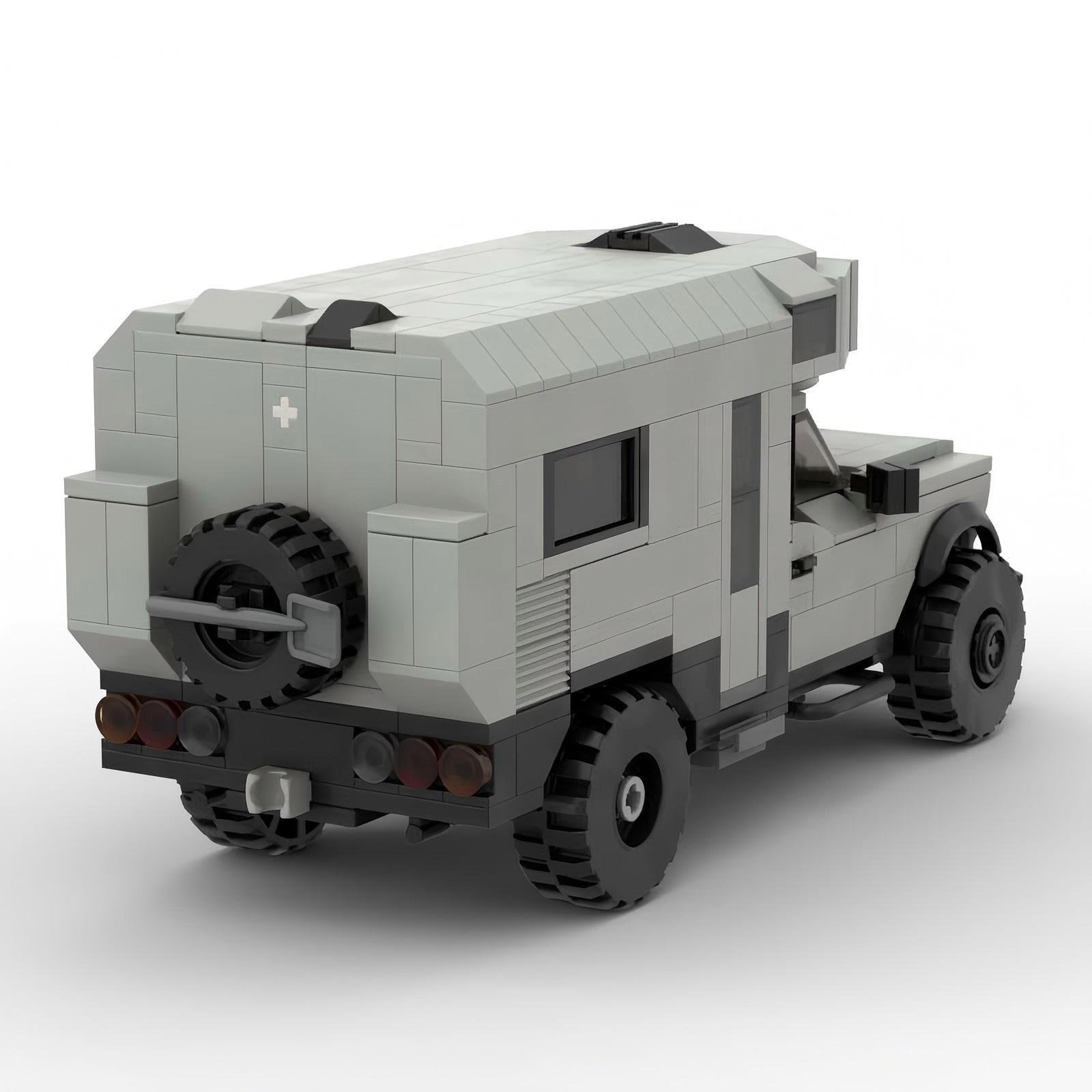 Brick MOC Ford F-550 Armadillo - Brick Car Merchant