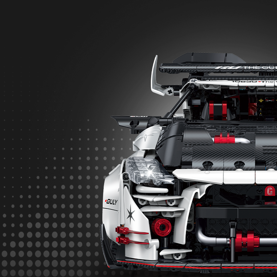 Brick MOC Nissan GT R R35 Carbon Edition | 3939 pieces - Brick Car Merchant