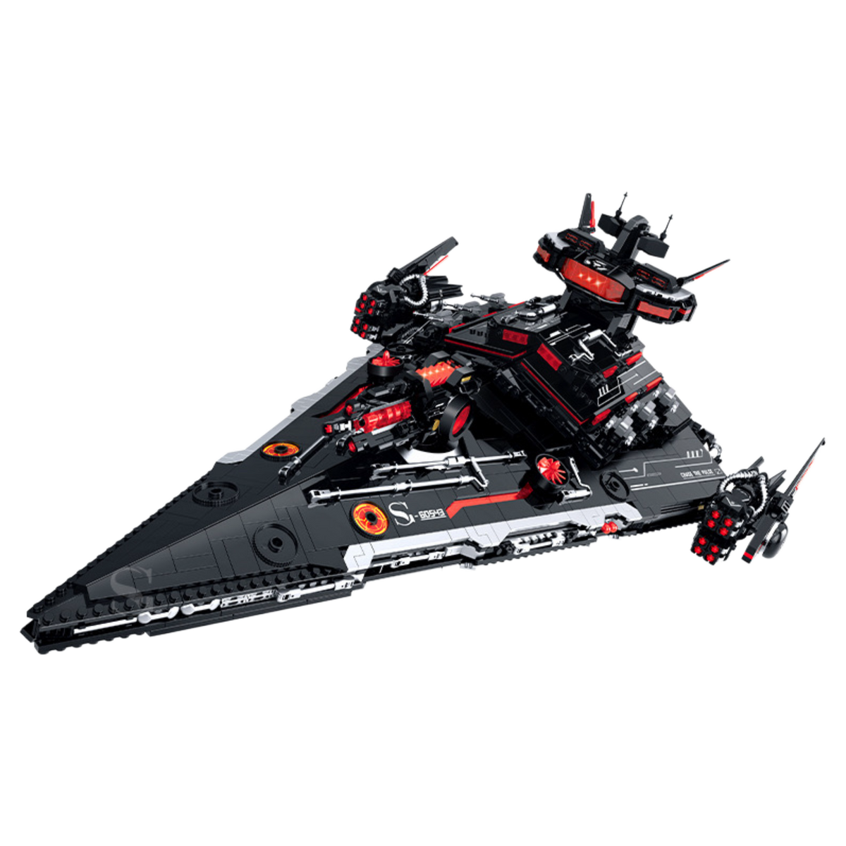 Event Horizon Space Battlecruiser building kit - complete model - Brick Car Merchant