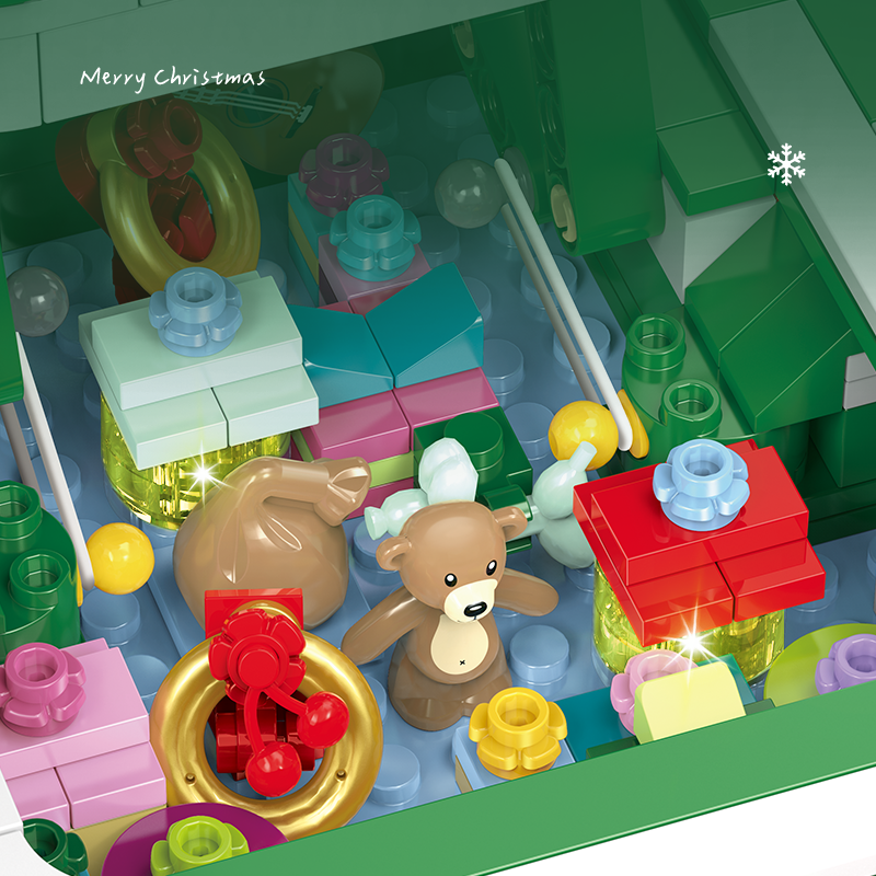 Brick MOC Winter Vault Christmas Gift Box | 2866 pieces - Brick Car Merchant