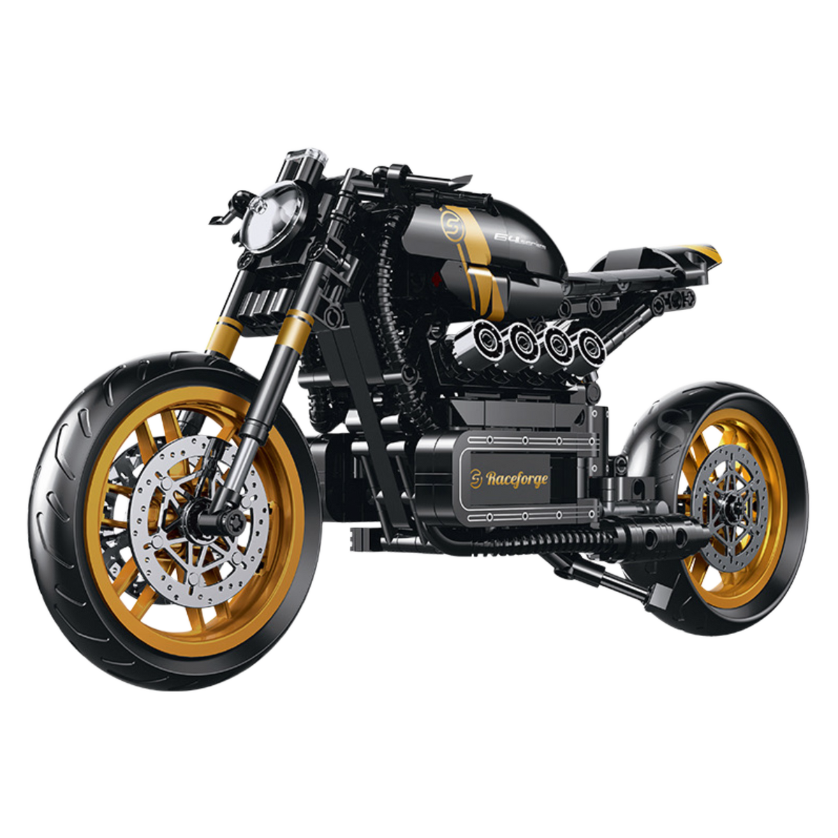 BMW K100 Cafe Racer 1:8 building set - image 1