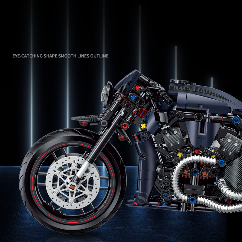 Harley-Davidson Night Rod Black 1:8 building set - image 4