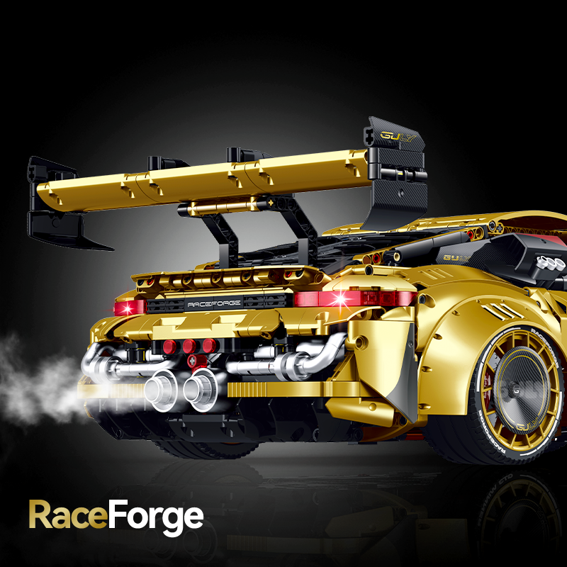 Brick MOC Porsche 911 GT3 RS Trackforce Edition | 3824 pieces - Brick Car Merchant
