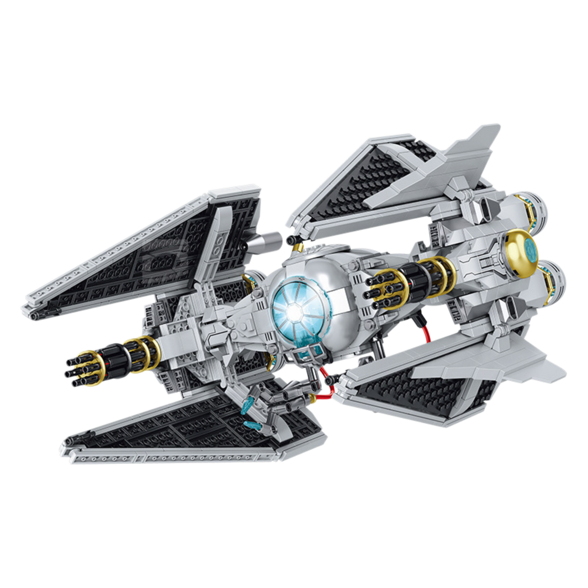 Ghostwing Space Interceptor building kit - complete model - Brick Car Merchant