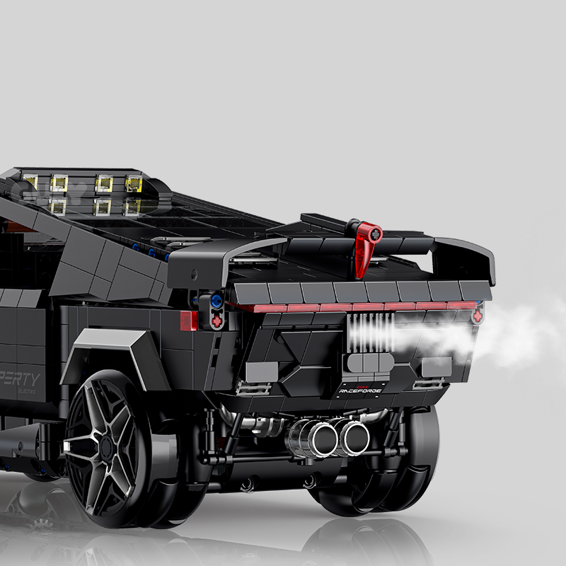 Brick MOC Tesla Cybertruck Voltage Truck Edition | 1572 pieces - Brick Car Merchant