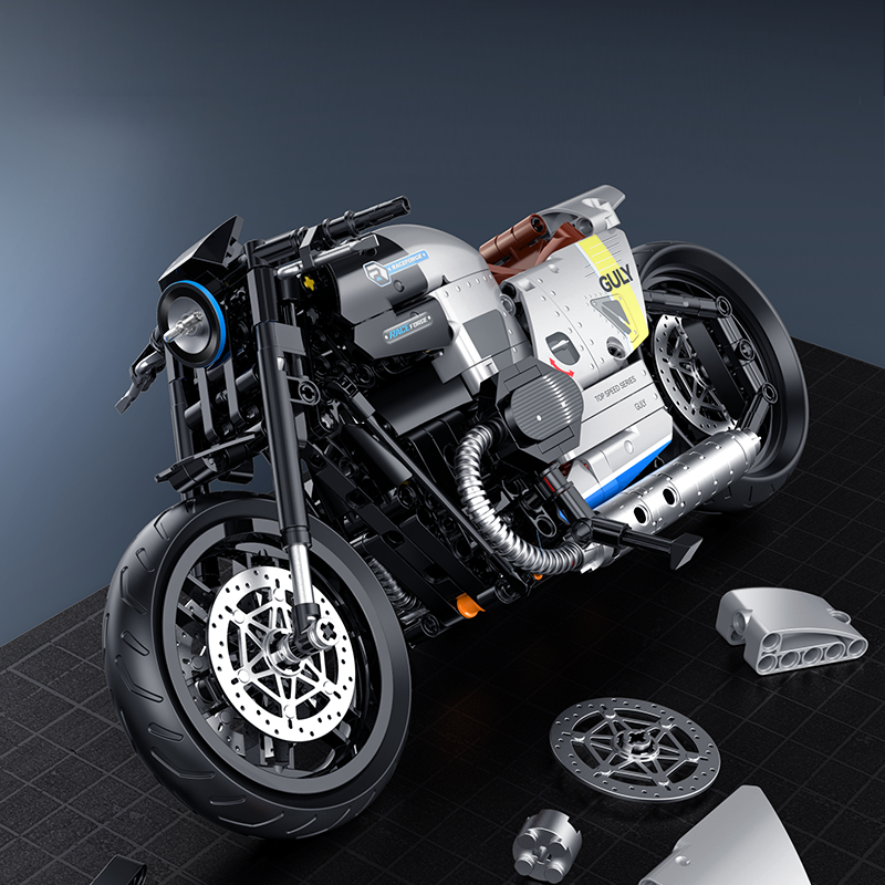 BMW R18 Custom Cruiser 1:8 building set - image 5