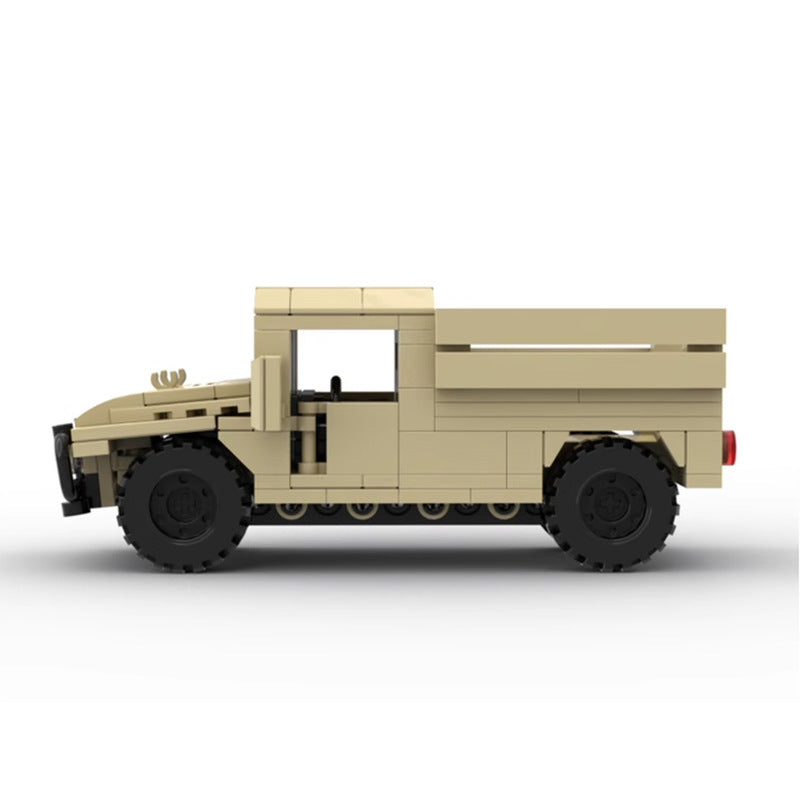 Brick MOC M998 Humvee Cargo Carrier - Brick Car Merchant