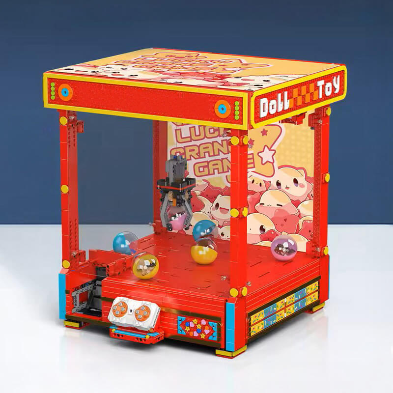 Brick MOC Light-Up Claw Arcade Machine | 2921pcs - Brick Car Merchant