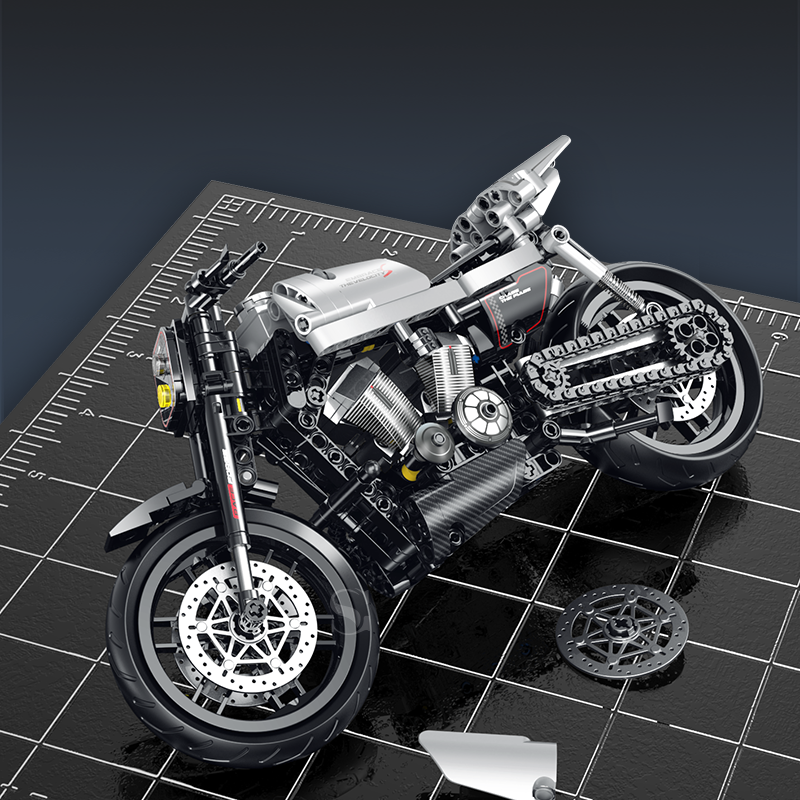 Harley-Davidson XR1200 Custom 1:8 building set - image 5