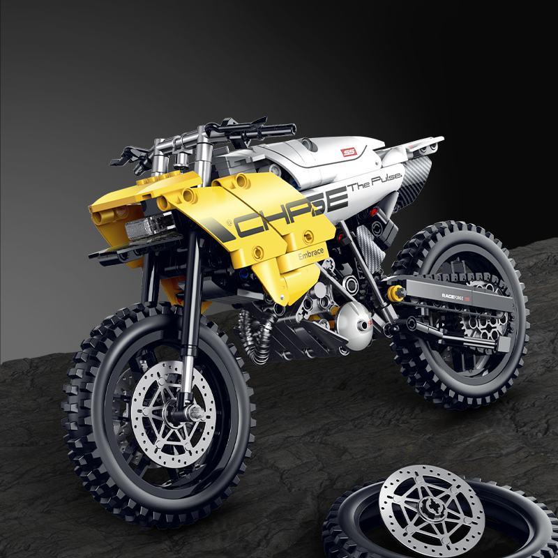 BMW G450X Scrambler Custom 1:8 building set - image 6