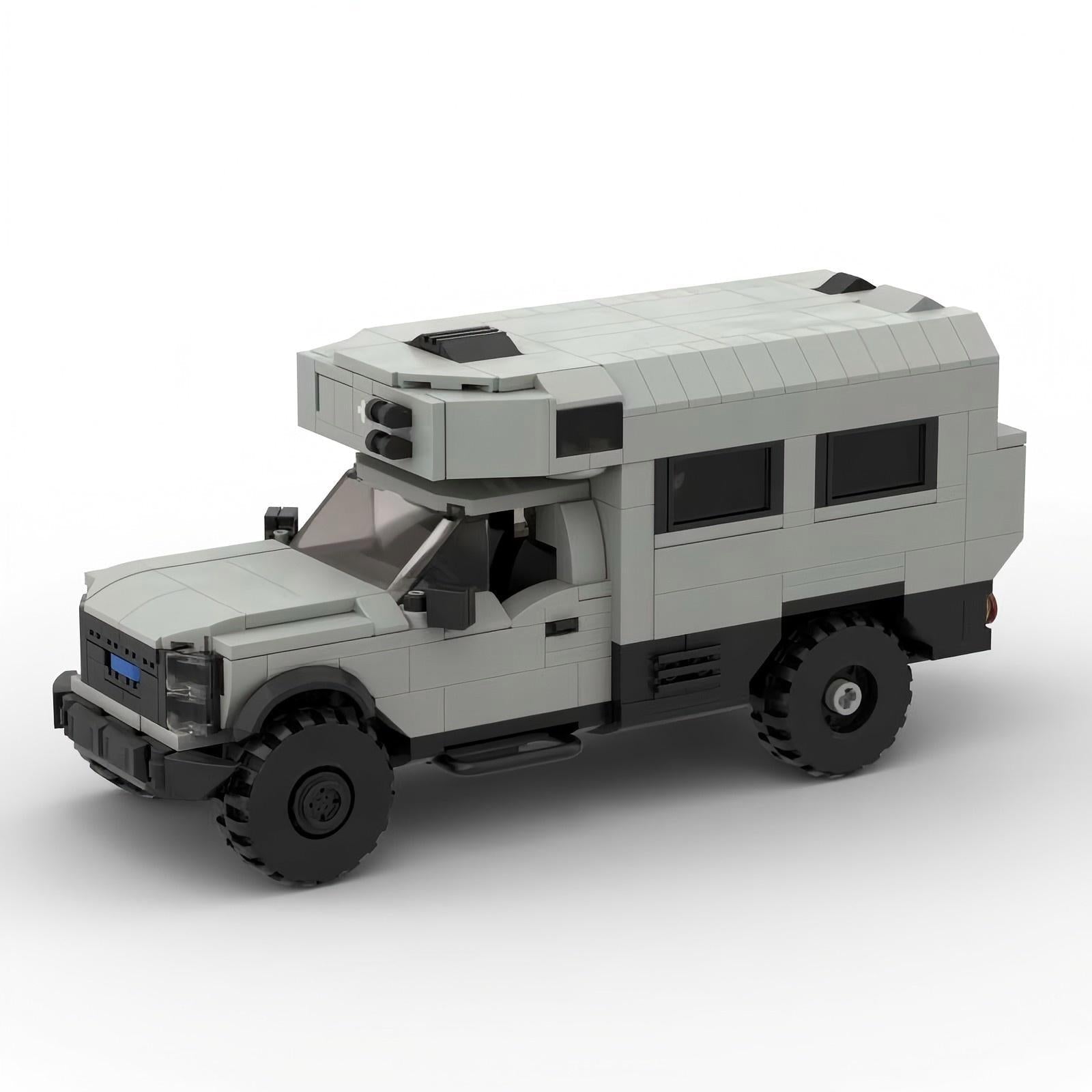Brick MOC Ford F-550 Armadillo - Brick Car Merchant