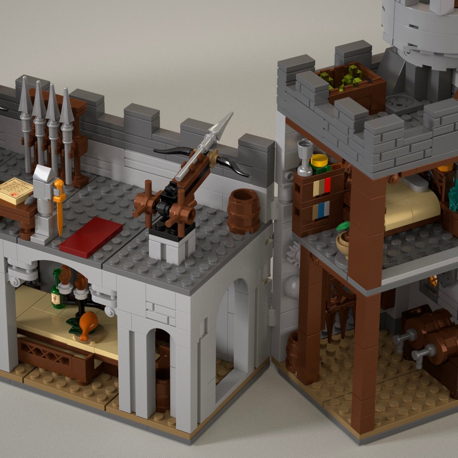 Brick MOC Holy Sword Castle | 2486pcs - Brick Car Merchant