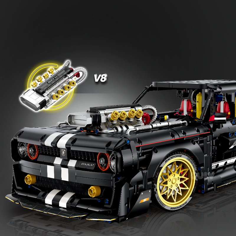 Brick MOC Dodge "Hammerfall" Challenger | 3751 pieces - Brick Car Merchant