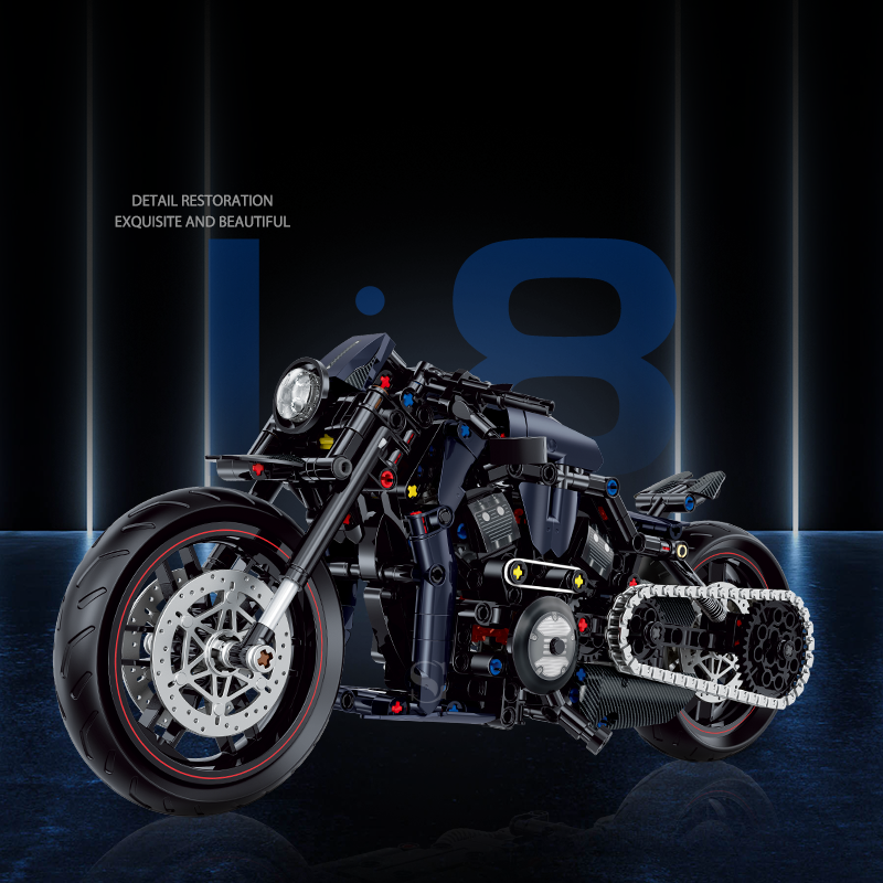 Harley-Davidson Night Rod Black 1:8 building set - image 6