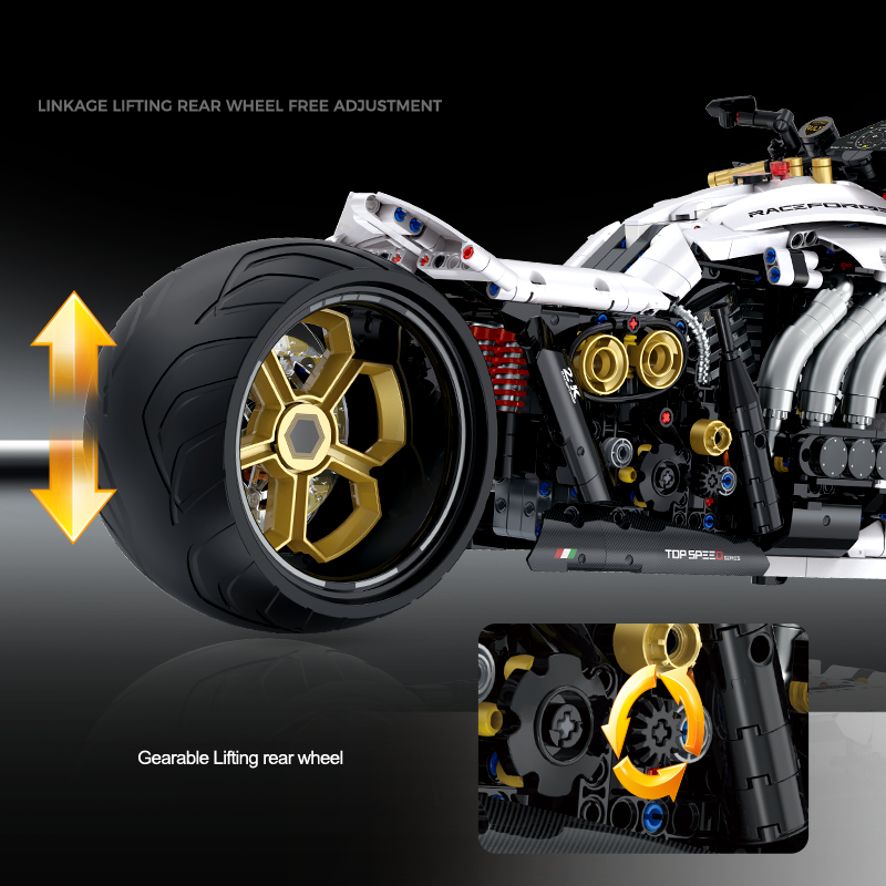 Ducati Diavel Lamborghini Custom 1:5 building set - image 3