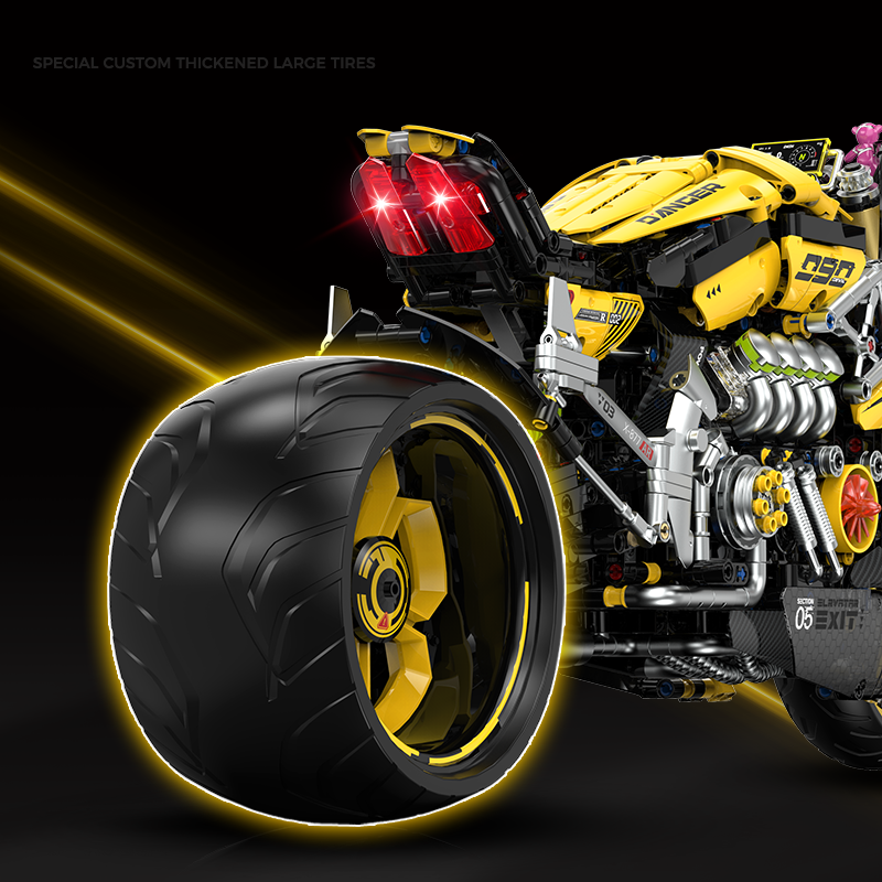Ducati Diavel Motorised Custom 1:5 building set - image 3