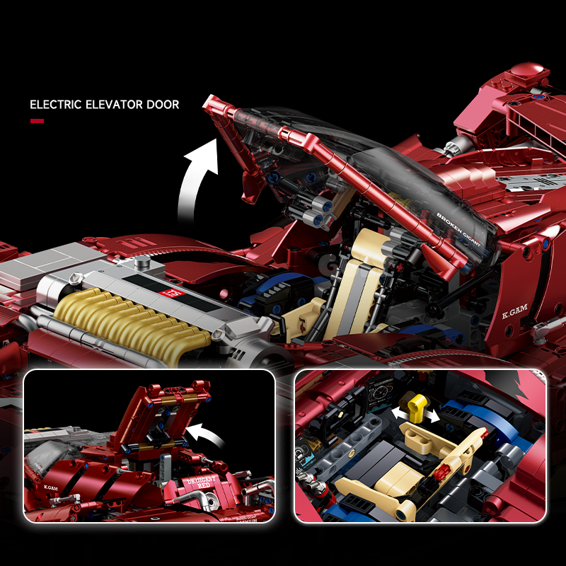Brick MOC Brocken Gigant Goliath Edition | 3928 pieces - Brick Car Merchant