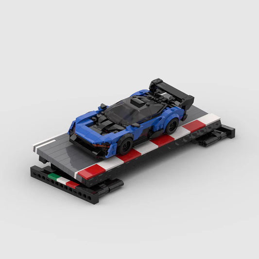LEGO MOC Stand Display for 1 Car - Brick Car Merchant