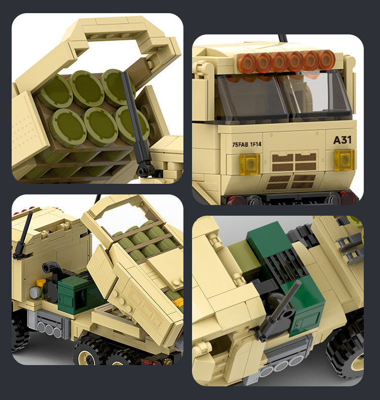 Brick MOC M142 HIMARS - Brick Car Merchant
