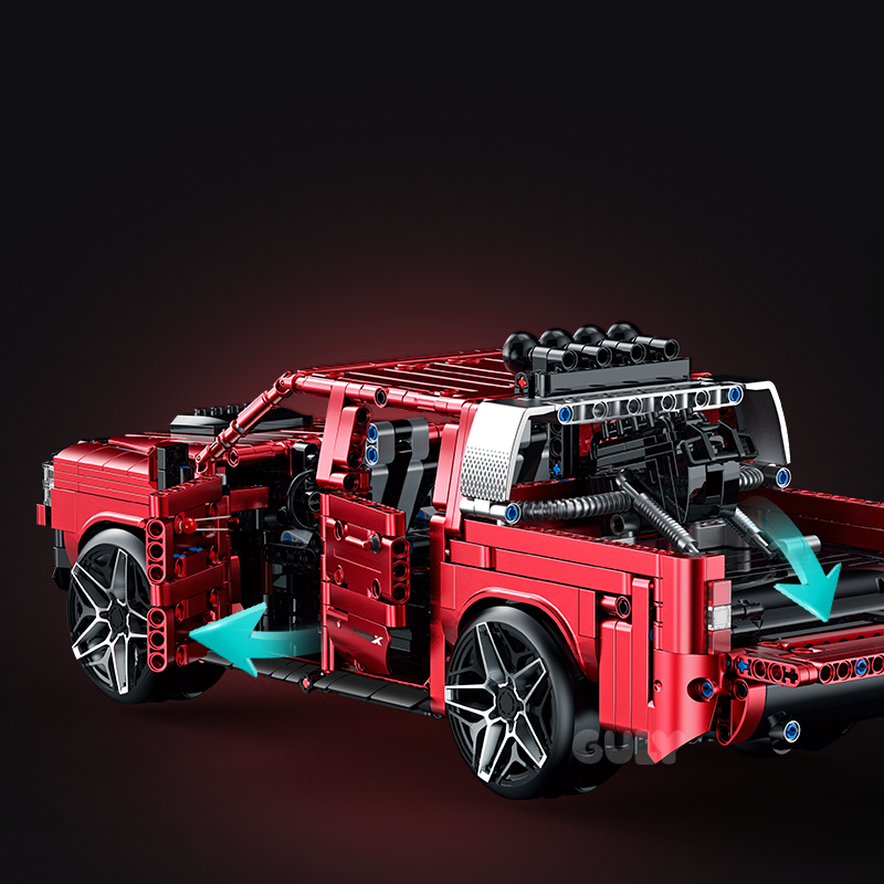 Brick MOC Ram 1500 TRX Rex Commander Edition | 1349 pieces - Brick Car Merchant