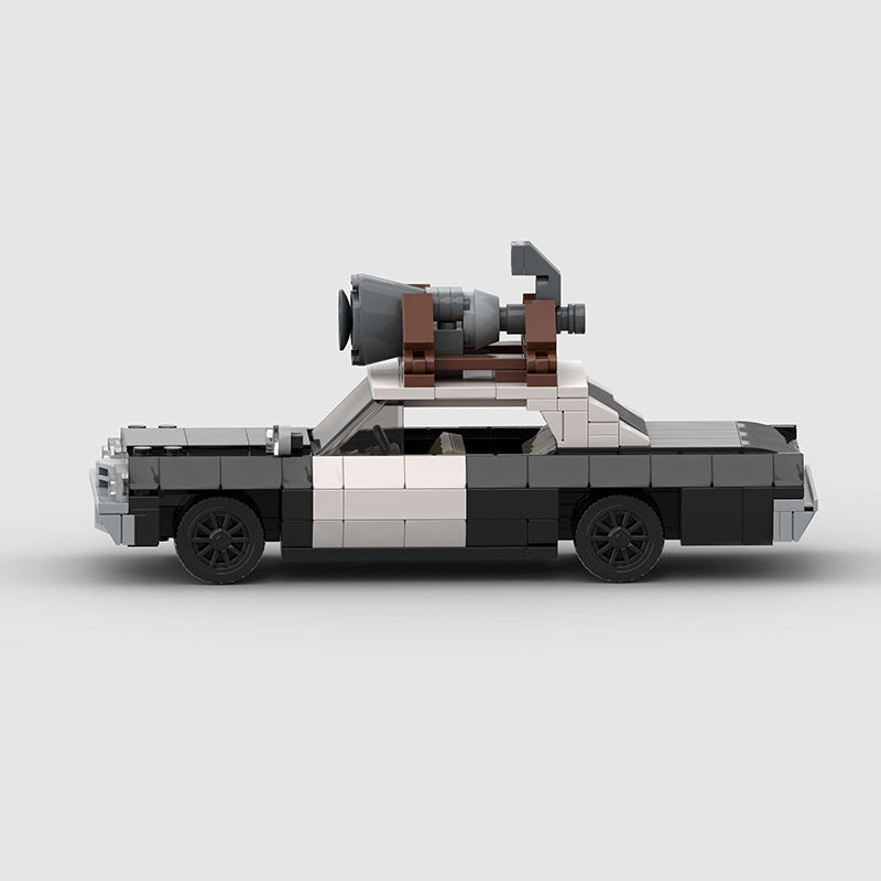 Brick MOC 1974 Dodge Monaco Bluesmobile from "The Blues Brothers" - Brick Car Merchant