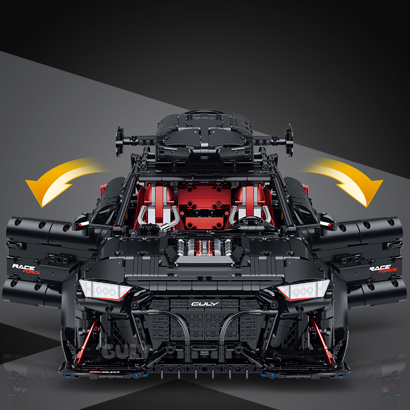 Brick MOC Audi "Speedwagon RS" RS6 Avant | 4189 pieces - Brick Car Merchant