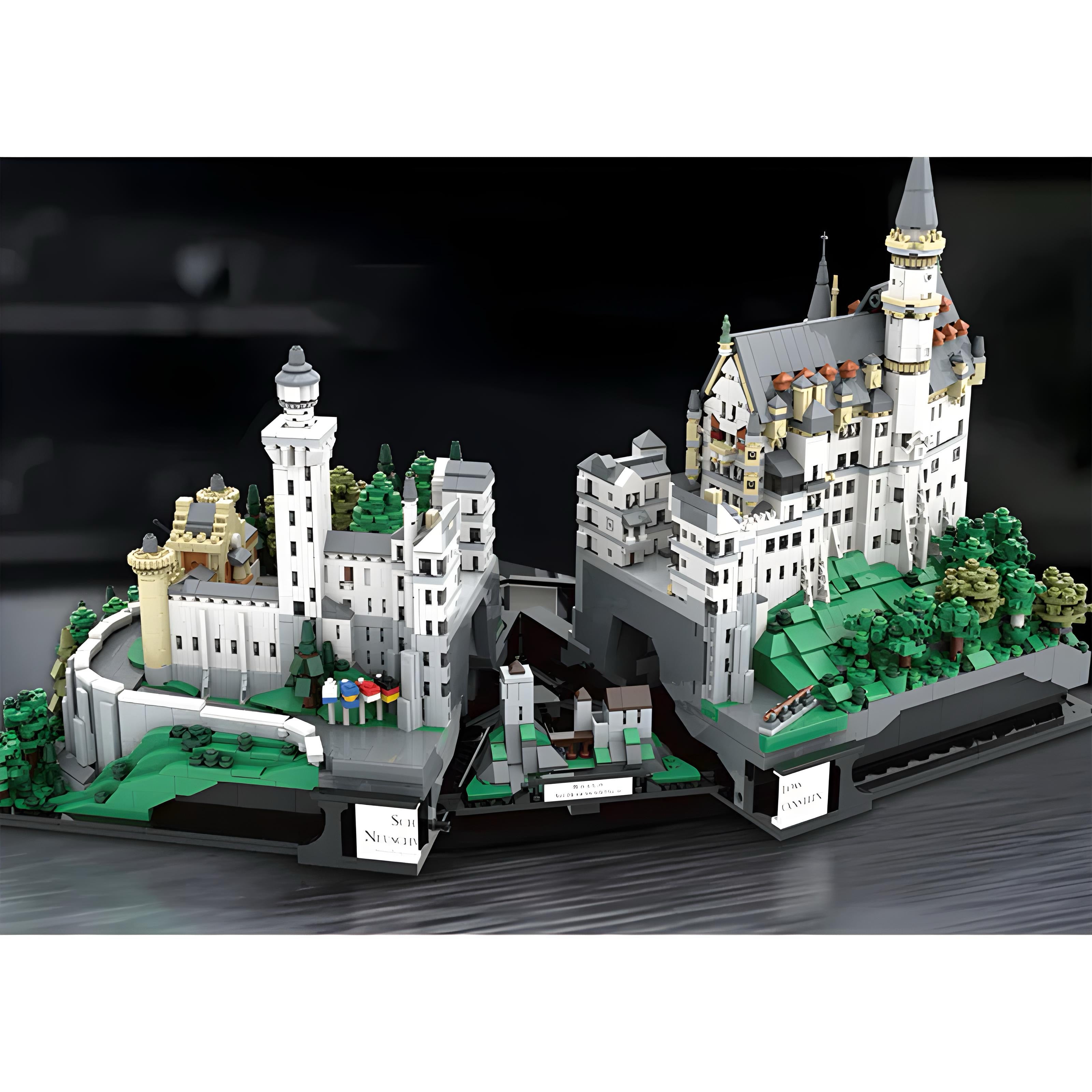 LEGO MOC Neuschwanstein Castle | 7438pcs - Brick Car Merchant