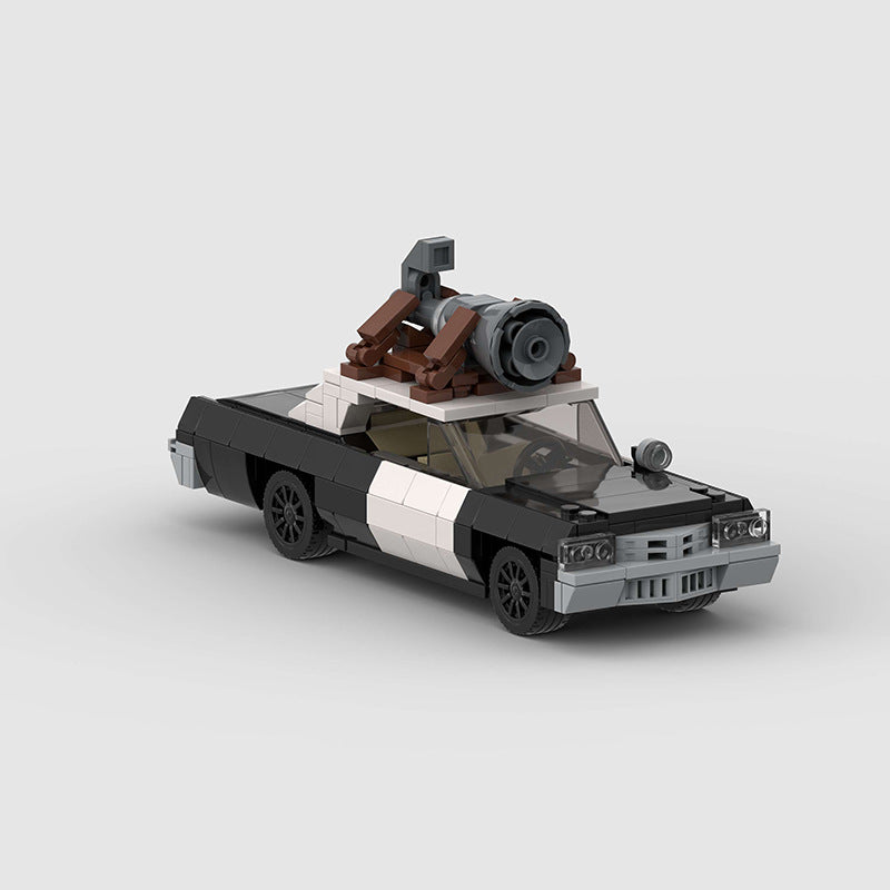 Brick MOC 1974 Dodge Monaco Bluesmobile from "The Blues Brothers" - Brick Car Merchant