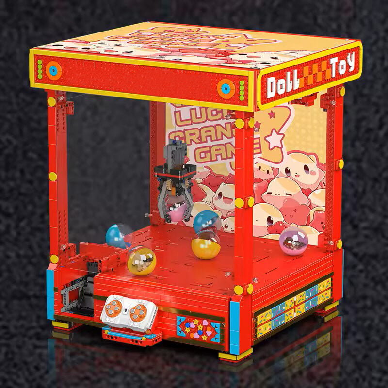 Brick MOC Light-Up Claw Arcade Machine | 2921pcs - Brick Car Merchant