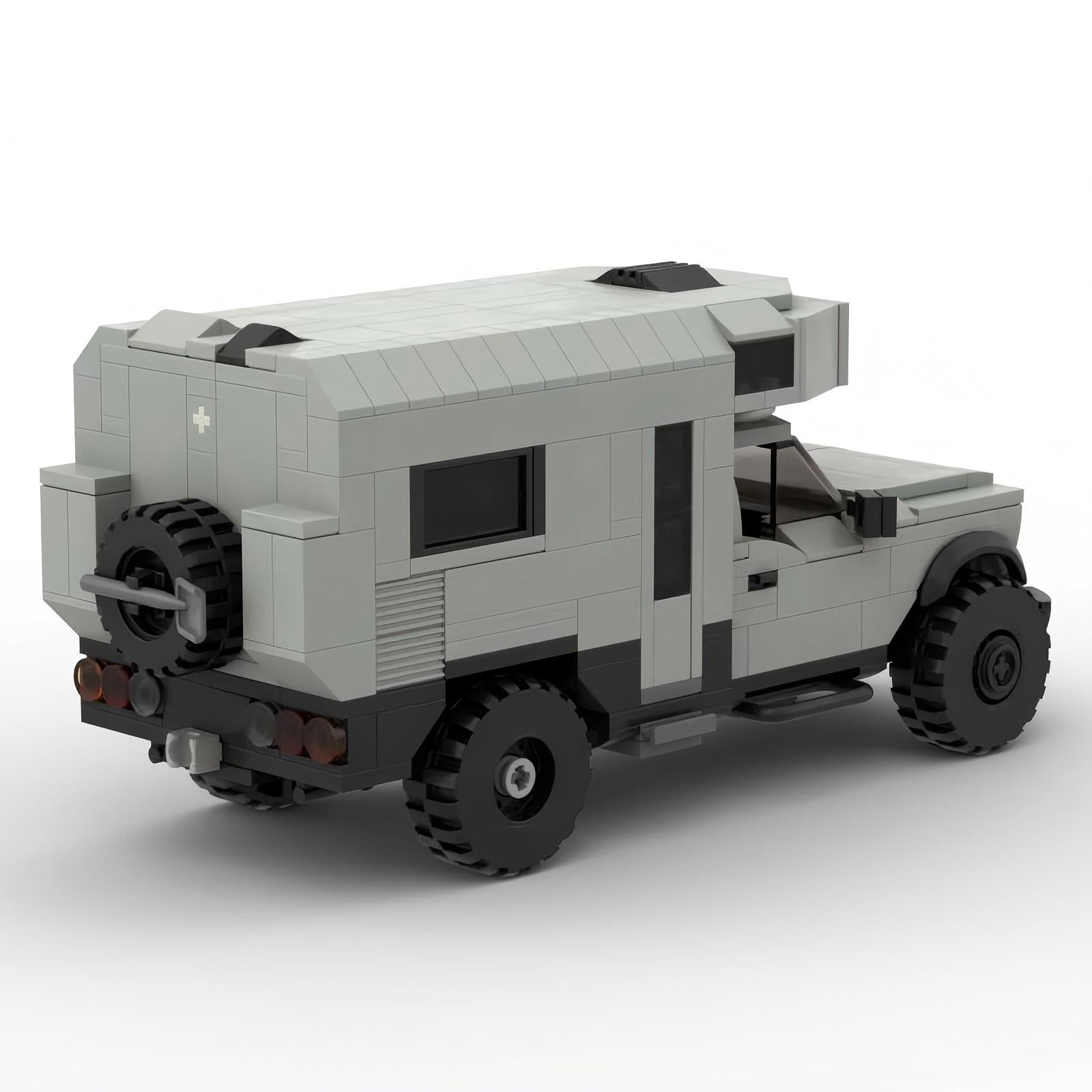 Brick MOC Ford F-550 Armadillo - Brick Car Merchant