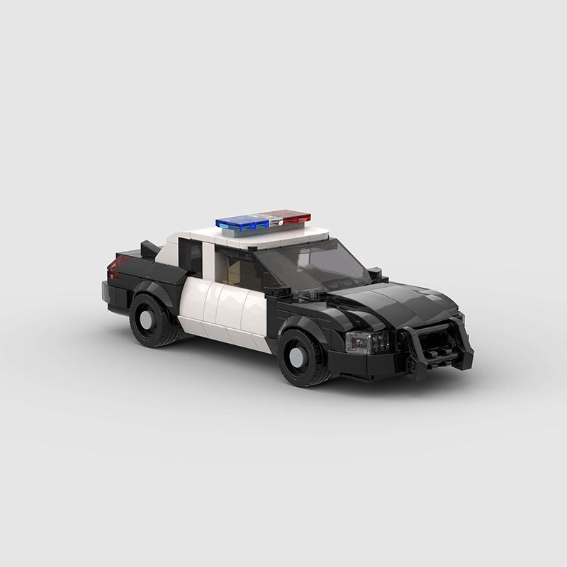 Brick MOC Ford Crown Victoria Police V2 - Brick Car Merchant