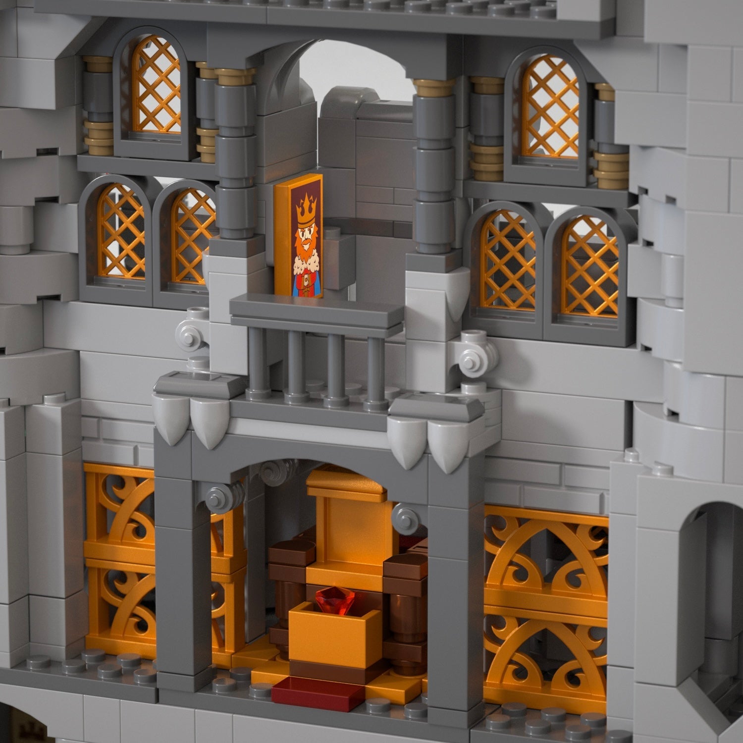 Brick MOC Holy Sword Castle | 2486pcs - Brick Car Merchant