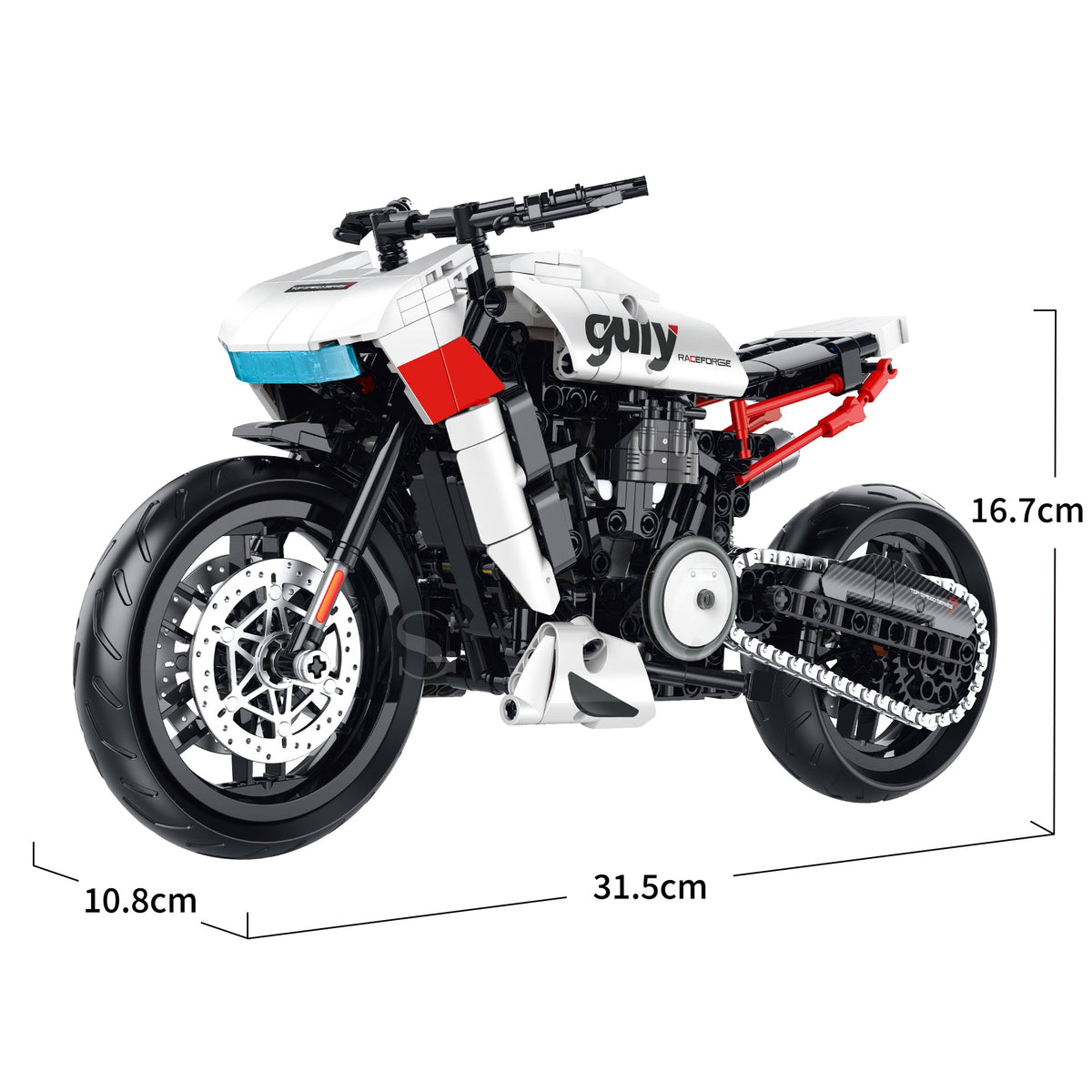 Harley-Davidson Pan America Custom 1:8 building set - image 7