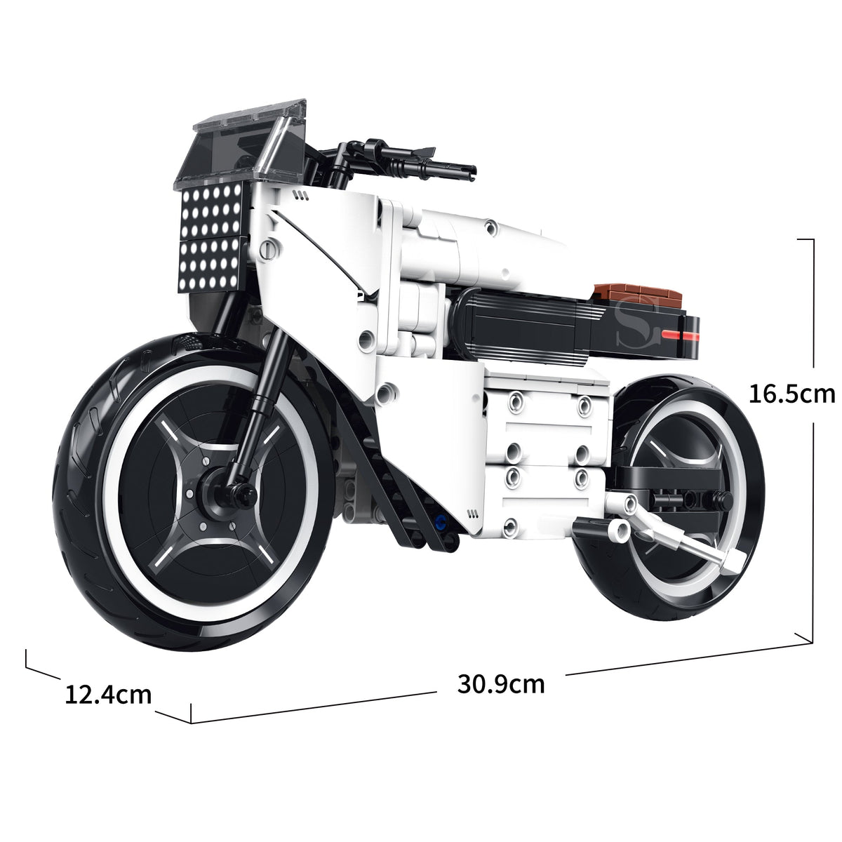Porsche 619 Electric Concept Motorcycle 1:8 building set - image 5