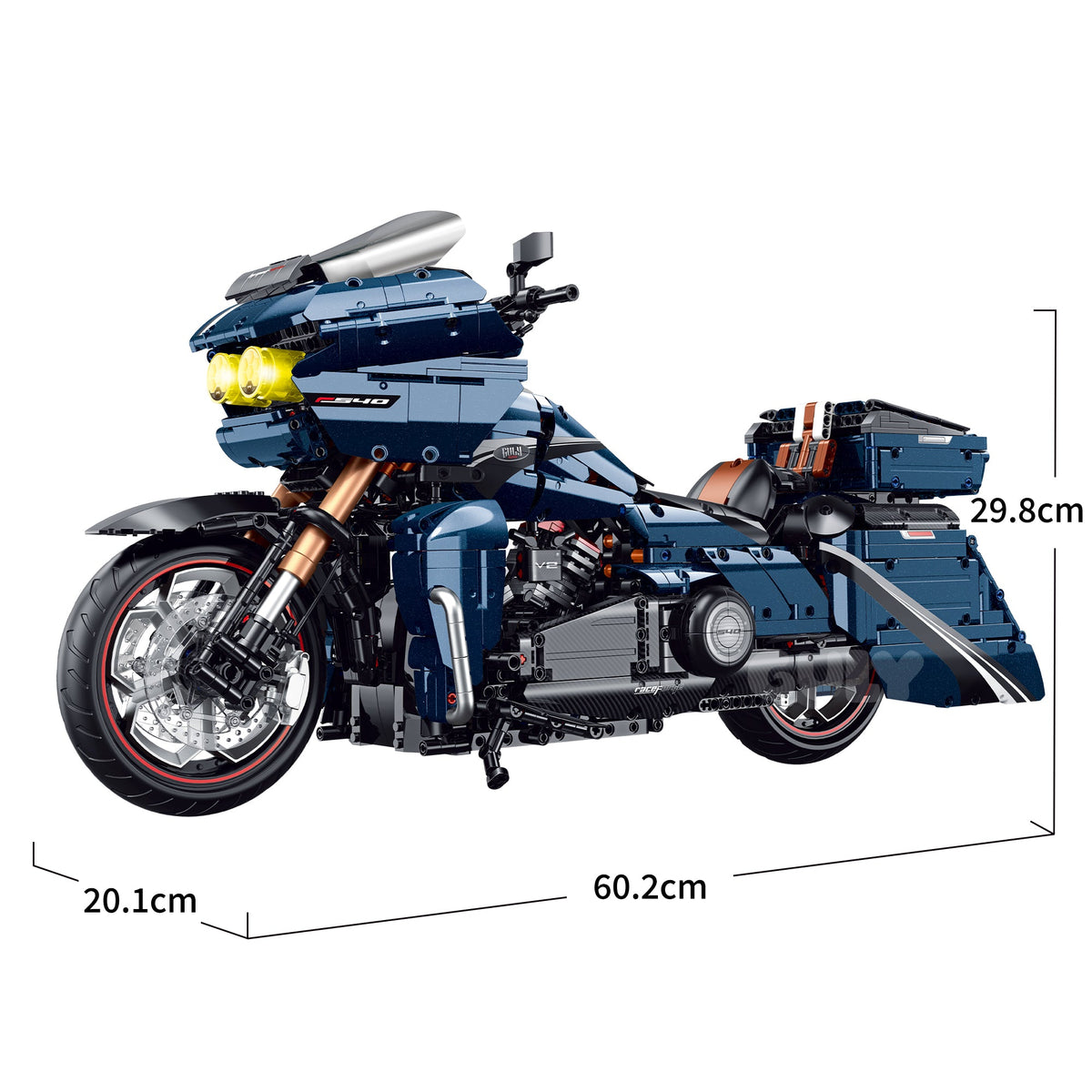 Harley-Davidson Road Glide Bagger 1:5 building set - image 7