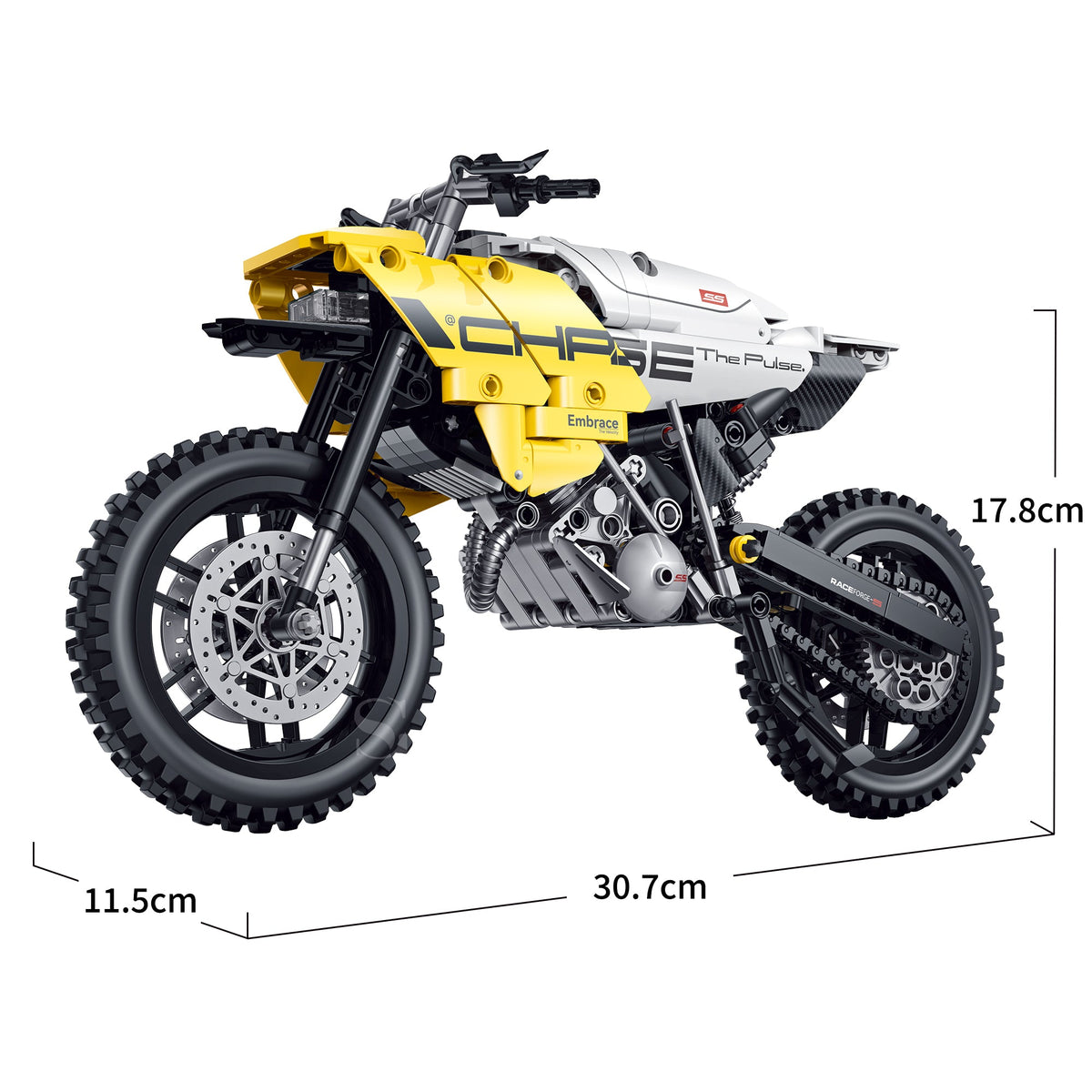 BMW G450X Scrambler Custom 1:8 building set - image 7