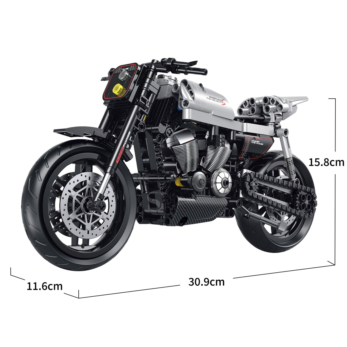 Harley-Davidson XR1200 Custom 1:8 building set - image 6