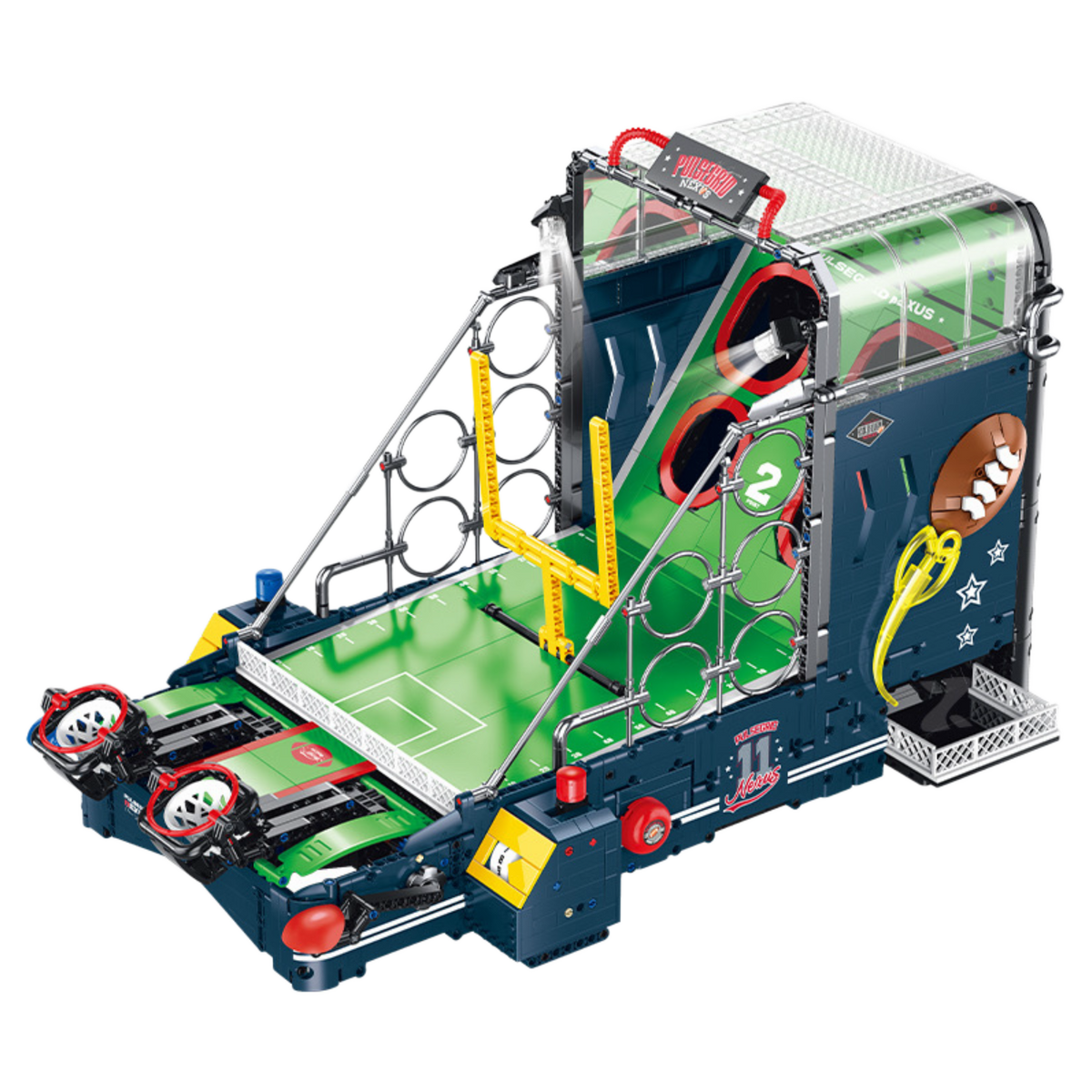 Brick MOC Rugby Kicker Target Arcade | 2272 pieces - Brick Car Merchant