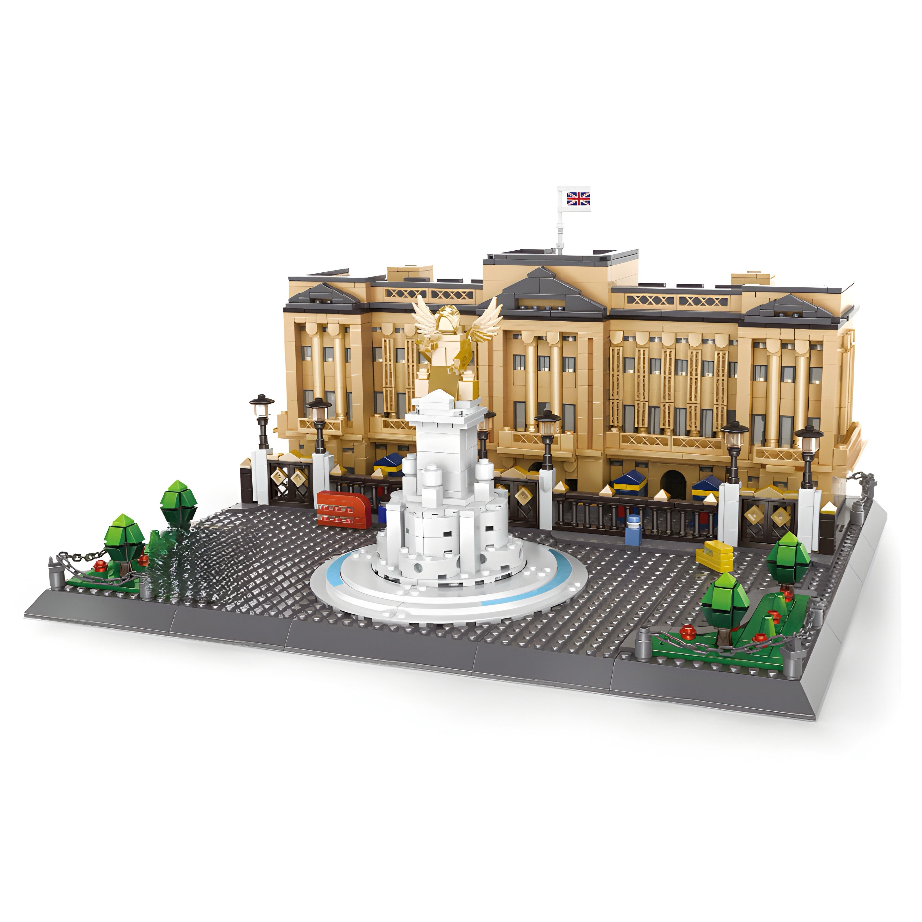 LEGO MOC Buckingham Palace | 1696pcs - Brick Car Merchant