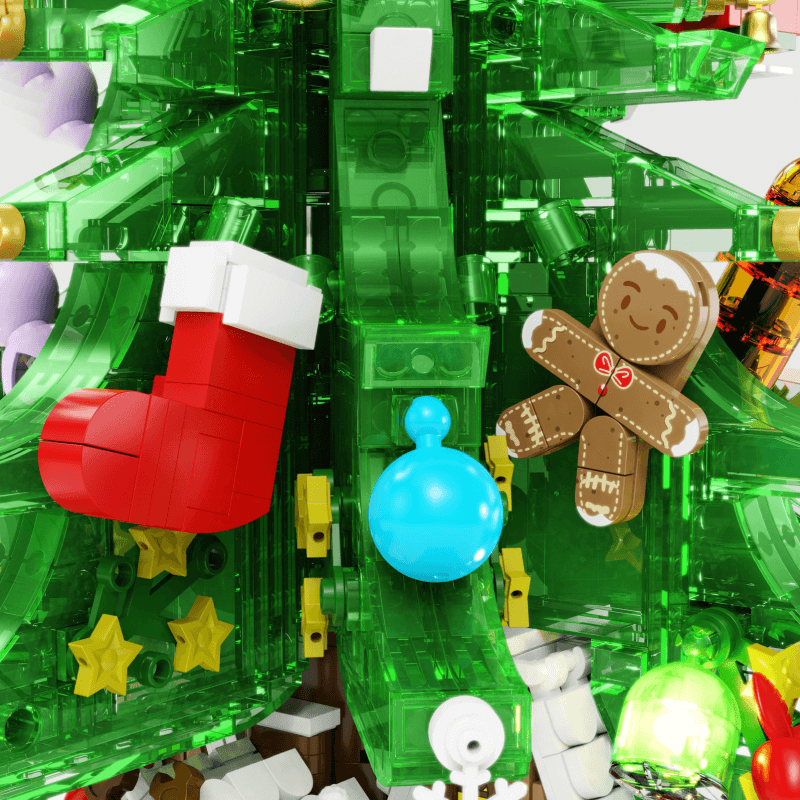 Brick MOC Monumental Christmas Tree - Ultimate Edition | 2962pcs - Brick Car Merchant