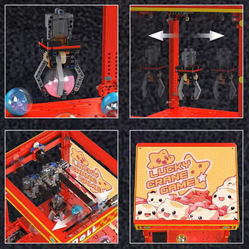 Brick MOC Light-Up Claw Arcade Machine | 2921pcs - Brick Car Merchant