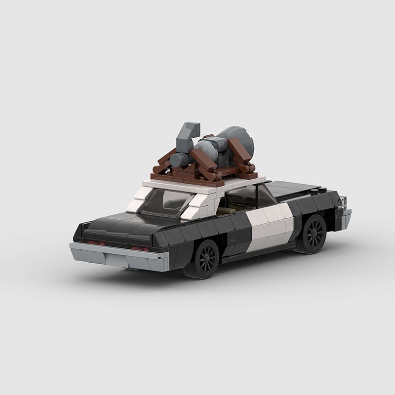Brick MOC 1974 Dodge Monaco Bluesmobile from "The Blues Brothers" - Brick Car Merchant