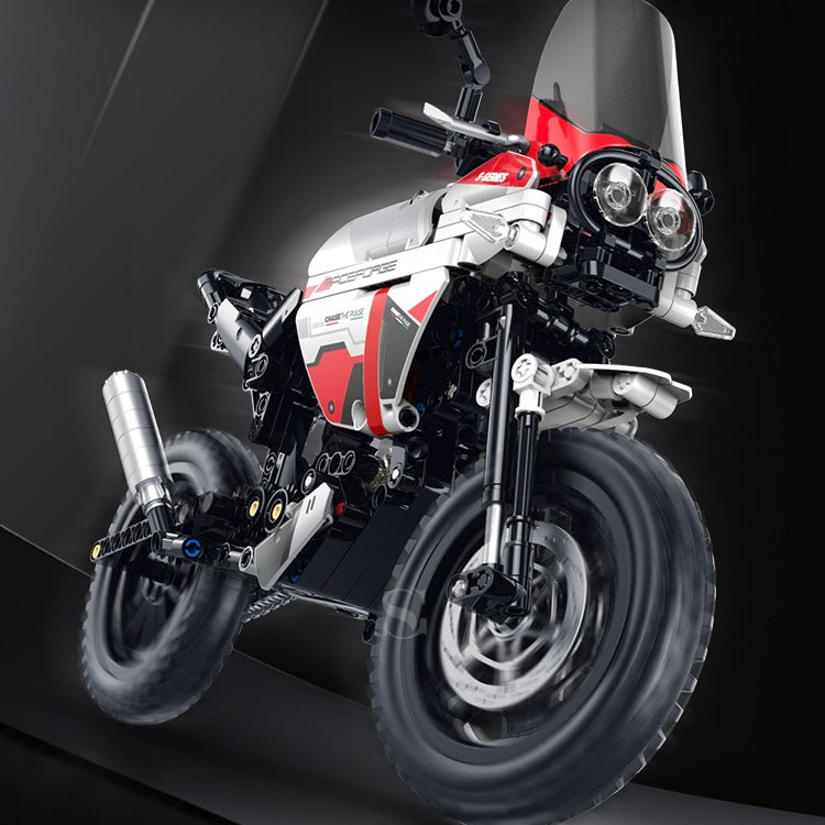Ducati DesertX Adventure Motorcycle 1:8 building set - image 2