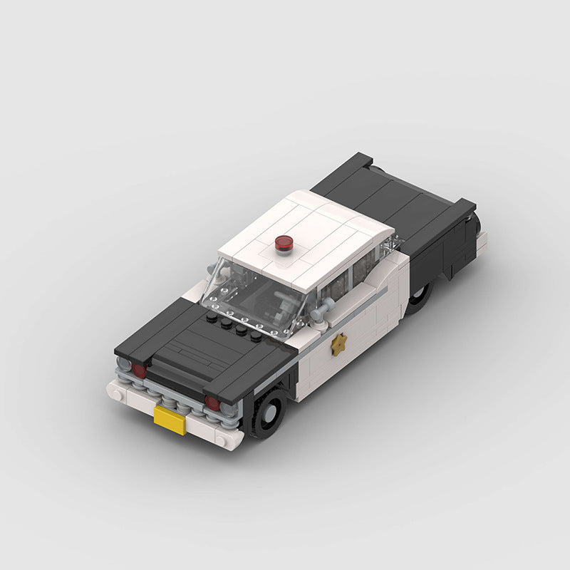 Brick MOC 1959 Ford Custom 300 Police - Brick Car Merchant
