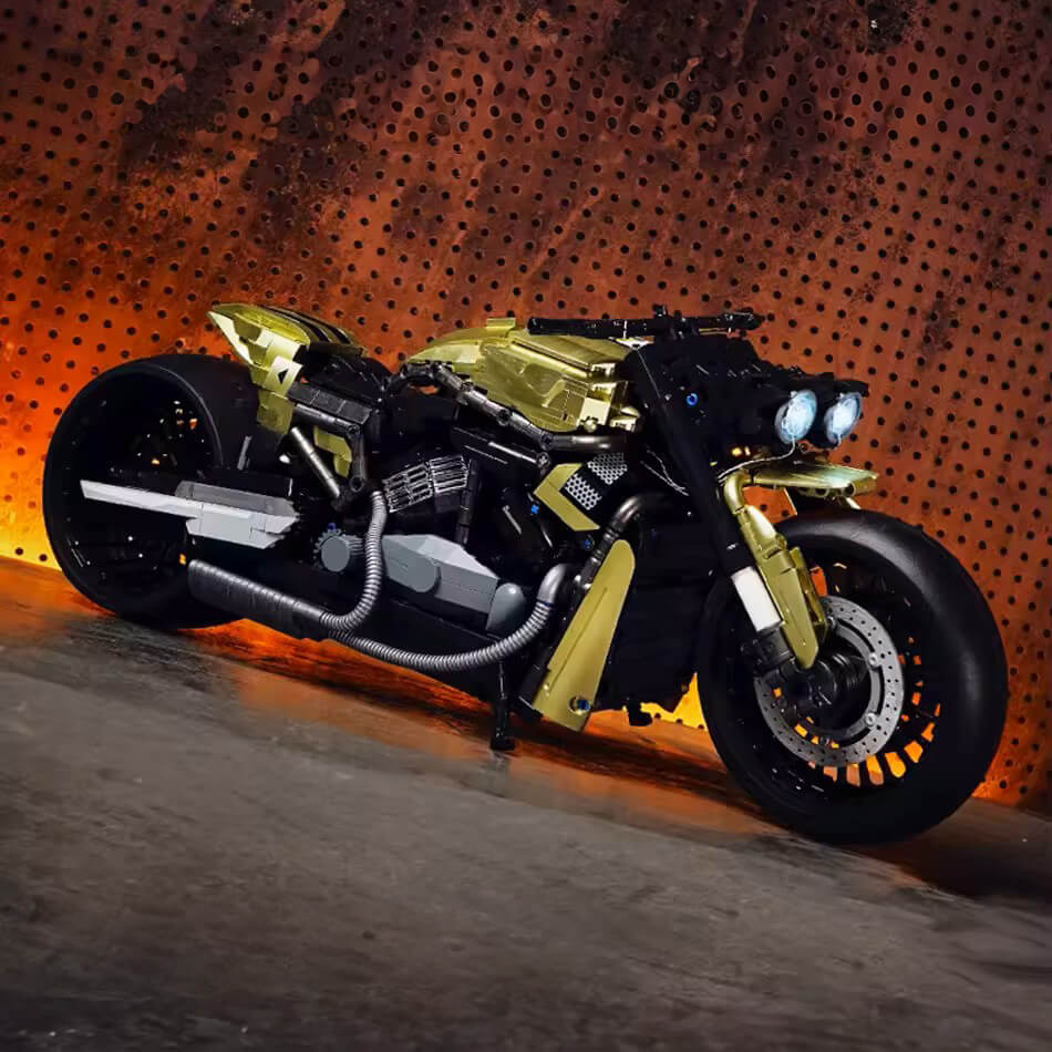 LEGO MOC Legendary American Chopper Bike | 2426pcs - Brick Car Merchant