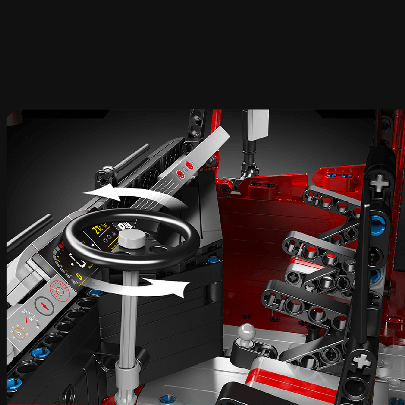 LEGO MOC EU Truck With Trailer Remote Control | 8006pcs - Brick Car Merchant