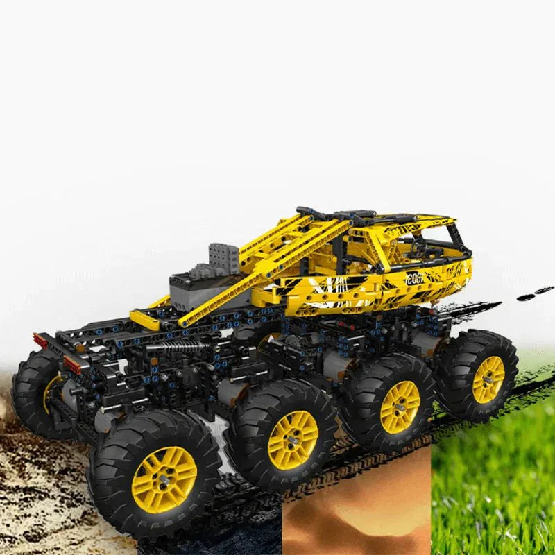 Brick MOC 8-Wheel Drive Off-Roader | 1961pcs - Brick Car Merchant